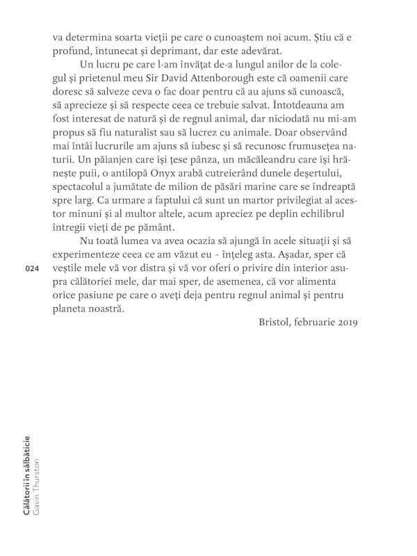 Călătorii în sălbăticie