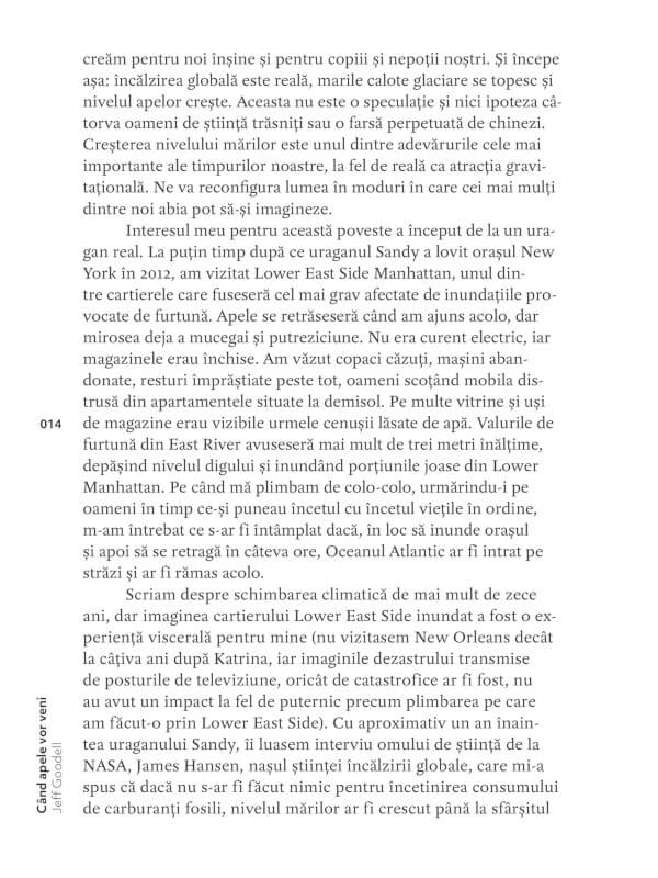 Când apele vor veni