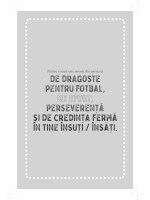 Vreau să devin fotbalist